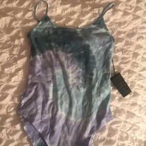 NWT forever21 tye dye body suit!!